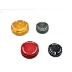 STRIKER( ударник ) мотоцикл тормозной резервуар * жидкость бак * колпак aluminium billet резервуар колпак NISSIN φ59 SS-TCNI59-BK