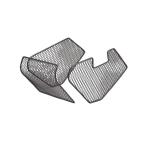 キジマ バイク 外装パーツ 208-056 シートフレームネット ズーマー ブラック ブラック