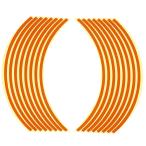 Optimum リムステッカー 10インチ用 オレンジ  バイク