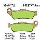 ショッピングVesrah Vesrah(ベスラ) バイク ブレーキパッド VD-947/2JL シンタードメタルパッド BMW R850R｜R1100S｜R1150R ’01-’06｜R1200S