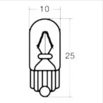 スタンレー(STANLEY) メーターポジション球 WB127 12V5W バイク メーター球