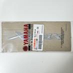 B74-F173B-00 Yamaha оригинальный XMAX эмблема 3D 18cm x 2.4cm хром серебряный YAMAHA GENUINE PARTS