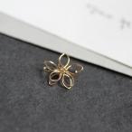  тросик цветок цельный цветок золотой Gold 4 штук входит Sakura проволока покачивающийся металл metal простой No4