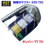 サンバー TT TV スバル HST 触媒付マフラー 029-75C 本体オールステンレス 車検対応 純正同等