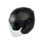 WINSウインズ G-FORCE SS JET Type-C インナーバイザー付き ジェットヘルメット マットブラック Lサイズ