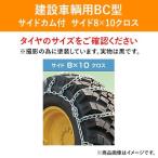 17.5-25 北海道製鎖 合金鋼製タイヤチェーン N17525BC 建設車両用 サイド8×10 SC型 1ペア価格(タイヤ2本分)