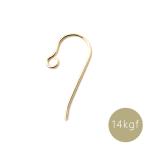 [ печать ввод ]14KGF Gold Phil do серьги крюк 0.5×15.8mm аксессуары детали 
