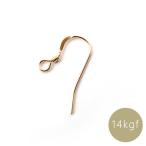 [ печать ввод ]14KGF Gold Phil do серьги крюк 0.6×20mm аксессуары детали 