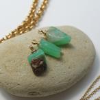 クリソプレーズペンダントトップ天然...