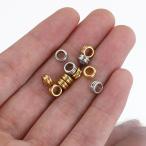  металл аллергия соответствует бисер [ иен тубус форма ] нержавеющая сталь (304)[10 шт продажа ]6mm column бисер long Dell 