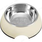 【取寄品】 SPB スーパーペットボウル S 白 フジ型 餌やり・水やり用品 犬用品 2in1コンビネーションボウル 底部滑り止め付き