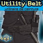 コスプレ 仮装 SWAT ユーティリティベルト コスプレ小物 プチ仮装 小道具 その他 ポケット付き ベルト長さ調整可能