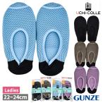 おうちスリッポン メッシュタイプ レディース 婦人 つま先オープン ウチコレ 防水 すべりにくい メッシュ 抗菌 防臭 洗濯可 グンゼ GUNZE ルームシューズ 旅行