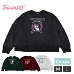  женский M L Sanrio футболка длинный рукав женщина Mini обратная сторона шерсть Cara футболка герой мой merosinamon Pochacco черный mi симпатичный тянуть over tops 