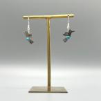 ショッピングターコイズ ハミングバードピアス　ターコイズ　インディアンジュエリー/ネイティブアメリカン/ナバホ族/シルバーピアス