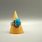 ショッピングターコイズ スリーピングビューティーターコイズリング　インディアンジュエリー/ネイティブアメリカン/ナバホ族/シルバーリング/アメカジ