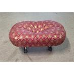 らくらく正座椅子ワンタッチ式E-9袋付赤金/黒金/花柄/エンジ18×28×...