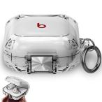 ロッグ機能Miimall対応Beats Fit Pro ケース Beats Fit Pro カバー ロッグ機能 カラビナ付き 全面保護 落下