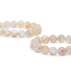 ショッピング桜 桜瑪瑙ブレスレット 桜満開