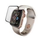 Apple Watch 44mm用フルカバーガラスフィルム/フレーム付き AW-44FLGFRBK