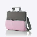 Yahoo! Yahoo!ショッピング(ヤフー ショッピング)エレコム パソコンケース タブレットケース 肩掛けバッグ ショルダーベルト付き 撥水 ネームタグ 11.6インチ ピンク