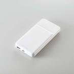 エレコム MagSafe対応 モバイルバッテリー PD対応 20W 10000mAh USB-C×1 USB-A×1 マグネット iPhone ホワイ