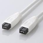  немедленная уплата Elecom FireWire кабель (9 булавка -9 булавка ) белый IE-991WH IE-991WH