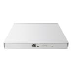 DVDドライブ/USB2.0/薄型/オールインワンソフト付/Type-Cケーブル付/ホワイト
