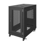 即納 サンワサプライ 19インチサーバーラック　メッシュパネル仕様(18U) CP-SVN1810MBKN