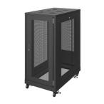 サンワサプライ 19インチサーバーラック　メッシュパネル仕様(24U) CP-SVN2410MBKN