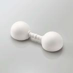 エレコム ストレッチボール ソフトタイプ 半球タイプ 吸盤付 お風呂使用可能 ライトグレー