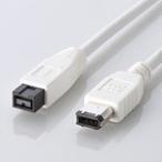  немедленная уплата Elecom FireWire кабель (9 булавка -6 булавка ) IE-961WH IE-961WH