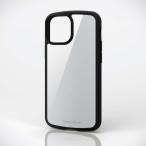 エレコム iPhone13 mini ケース カバー ハイブリッドケース 軽量 ストラップホール付 TOUGH SLIM LITE ホワイト