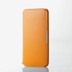 AQUOS R3/ソフトレザーケース/磁石付/キャメル