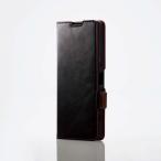 エレコム Xperia 1 IV (SO-53C/SOG08) ケース カバー レザー TPU 手帳型 マグネット フラップ ステッチ 角エアクッシ