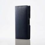エレコム Xperia Ace III (SO-53C/SOG08) ケース カバー レザー TPU 手帳型 フラップ スリム 角エアクッション カ