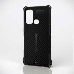 即納 エレコム OPPO Reno5 A ケース カバー ZEROSHOCK 耐衝撃 TPU ハニカム構造 ブラック