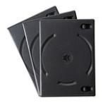 サンワサプライ DVDトールケース（2枚収納) DVD-TN2-03BK