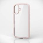  Elecom iPhone 16 кейс hybrid ударная абсорбция легкий тонкий камера вокруг защита ремешок отверстие есть твердость 5H TOUGH SLIM L...