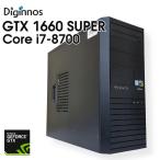 【中古ゲーミングPC】THIRDWAVE Diginnos / GeForce GTX 1660 SUPER / Core i7-8700 / 16GB / SSD 500GB + HDD 1TB / Windows11