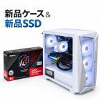 【中古自作ゲーミングPC】新品パーツ多数使用 / Radeon RX 7600 / Ryzen 5 5600X / 16GB / 2.5" SSD 512GB + HDD 2TB / Windows11