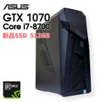 [ б/у ge-mingPC]ASUS ROG / GeForce GTX 1070 / Core i7-8700 / 16GB / SSD 512GB новый товар / Windows11