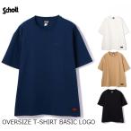 ショッピングschott SALE！クリックポスト送料無料！SCHOTT ショット OVERSIZE T-SHIRT BASIC LOGO オーバーサイズ ベーシックロゴ 半袖Tシャツ 3103109