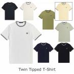 クリックポスト送料無料！FRED PERRY フレッドペリー Twin Tipped T-SHIRT ティップラインＴシャツ Ｍ1588