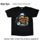 東洋エンタープライズ STYLE EYES スタイルアイズ STRAY CATS ROCK T-SHIRT ストレイキャッツ Tシャツ STRUTTIN ACROSS AMERICA SE78298