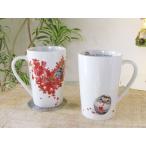 ヘンリーキャット ラバーズ マグカップ ハートフラワー Henry Cats ＆ Friends