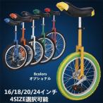 一輪車 16インチ 18インチ 20インチ 24インチ スタンド付 ユニサイクル 組み立て式 競技用 大人用 子供用 スポーツ 運動キッズ 誕生日