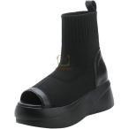 厚底サンダル サマーブーツ レディース 本革 厚底 夏 オープントゥ シューズ 大きいサイズ 仕事 ブーツサンダル ウェッジソール OL