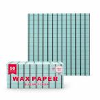 【LINE登録で10%OFFクーポン】ワックスペーパー M(BLUE GREY CHECK) 50枚入 シートタイプ XHP015-50