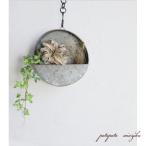 ブリキハンギングサークルバスケット...